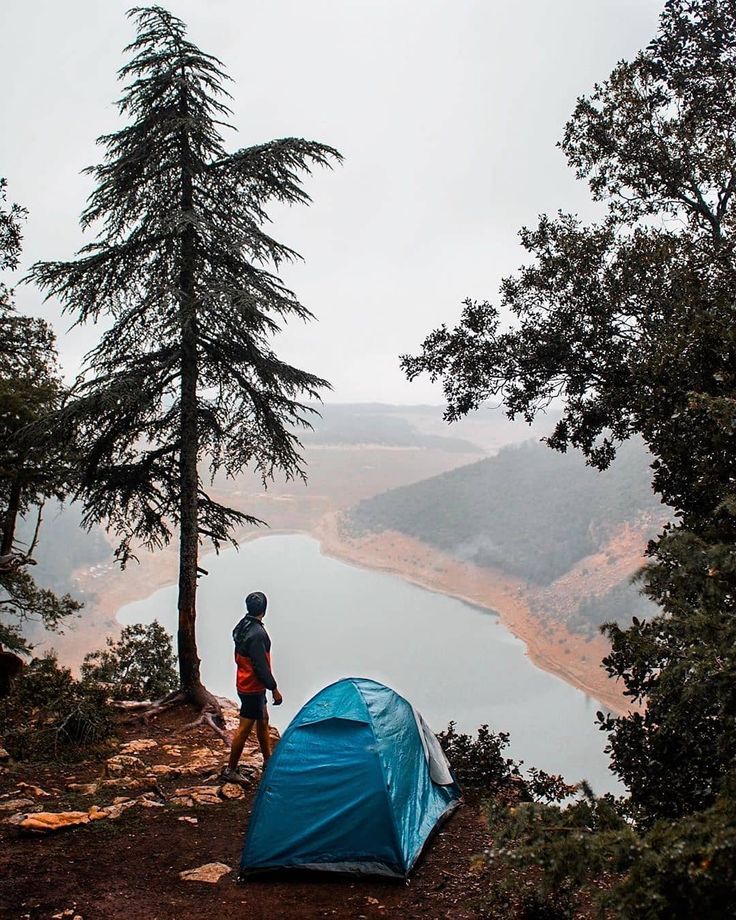 Camping au Lac Aguelmame